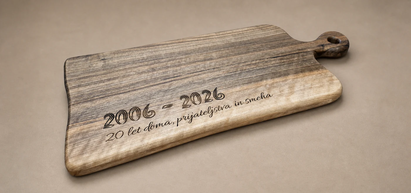 Servirna deska za 20-letnico – pogled 3